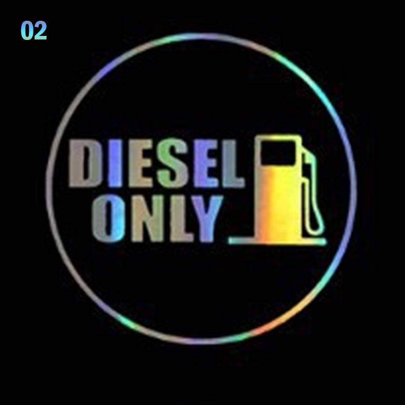 Lustiger Autoaufkleber, Vinyl, nur Diesel, Kraftstoffaufkleber, 3D-Aufkleber, Styling, kreativ von Joom DACH