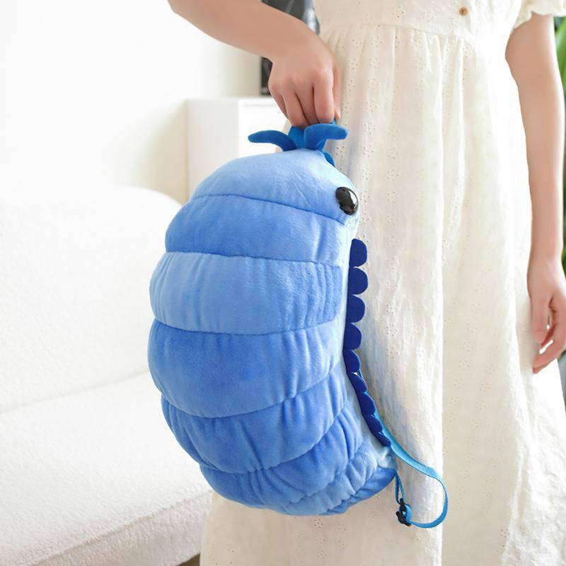 Lustiger Simulations-Insekten-Rucksack Plüschtiere Weich Gefüllt Cartoon Insekt Wassermelonenwurm Tierspielzeug Kreatives Geschenk für Kinder Mädchen 40cm von Joom DACH