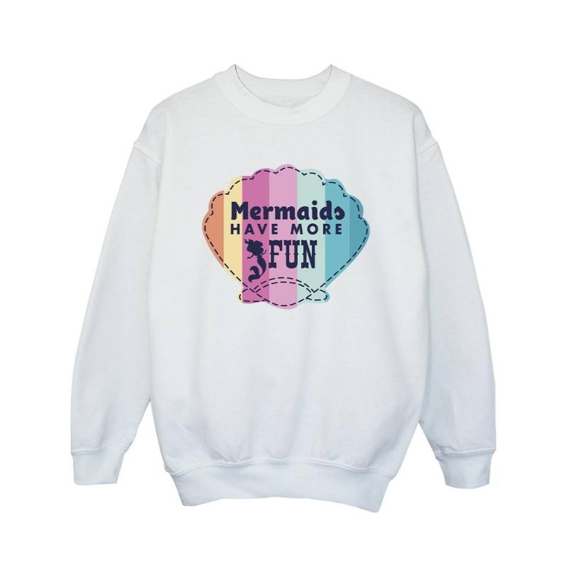 Lustiges Disney-Mädchen-Sweatshirt „Die kleine Meerjungfrau“. 3-4 Years weiß von Joom DACH
