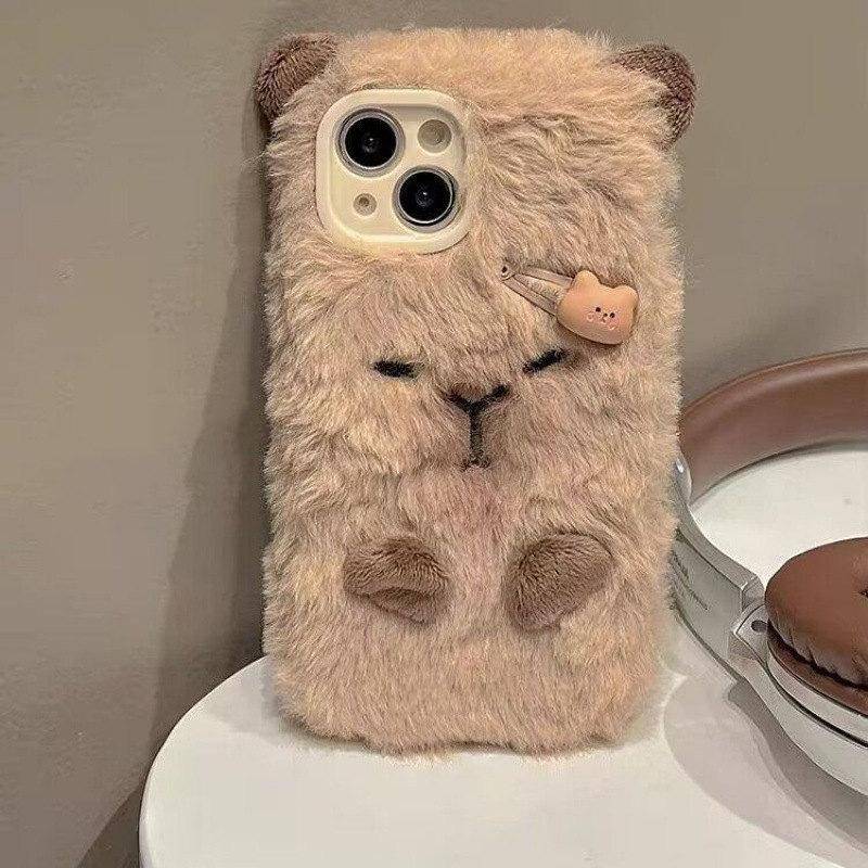 Luxuriöse Capybara Fluffy Fur Handyhülle Schutz für iPhone 16 15 13 12 11 14 Pro Max XS XR 7 8 Plus X SE Lovely Plush Coque iPhone XS Max Luxuriöse Capybara Fluffy Fur Handyhülle Schutz für iPhone 16 15 13 12 11 14 Pro Max XS XR 7 8 Plus X SE Lovely Plush Coque iPhone XS Max von Joom DACH