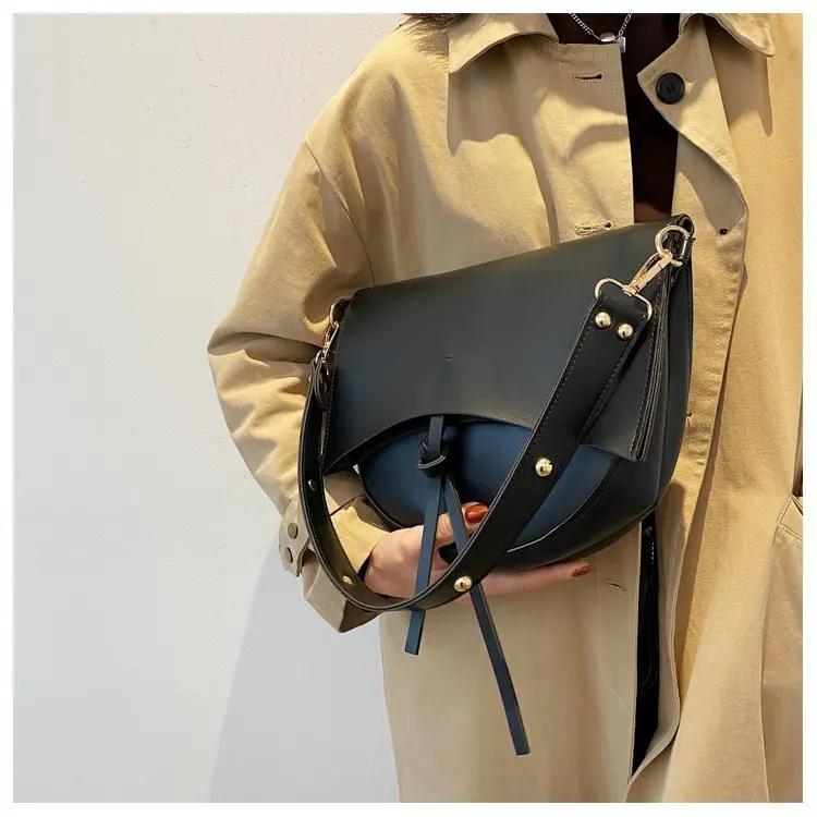 Luxuriöse Designertaschen für Damen, hochwertiges Plutoniumleder, feminine Umhängetaschen, Retro-Umhängetasche, Reise-Handytasche von Joom DACH