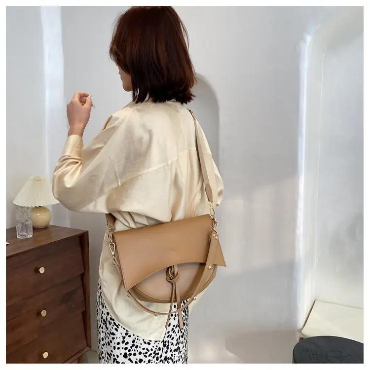 Luxuriöse Designertaschen für Damen, hochwertiges Plutoniumleder, feminine Umhängetaschen, Retro-Umhängetasche, Reise-Handytasche von Joom DACH