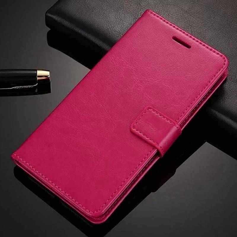 Luxuriöse Flip-Wallet-Schutzhülle aus Leder für Redmi 14C 13 13C 12 12C Note 14 12 12s 4G 5G Note 12 13 14 Pro 5G Pro+ Redmi A3 A1 A2+ Plus RedMi Note 12 Pro+ rosa von Joom DACH