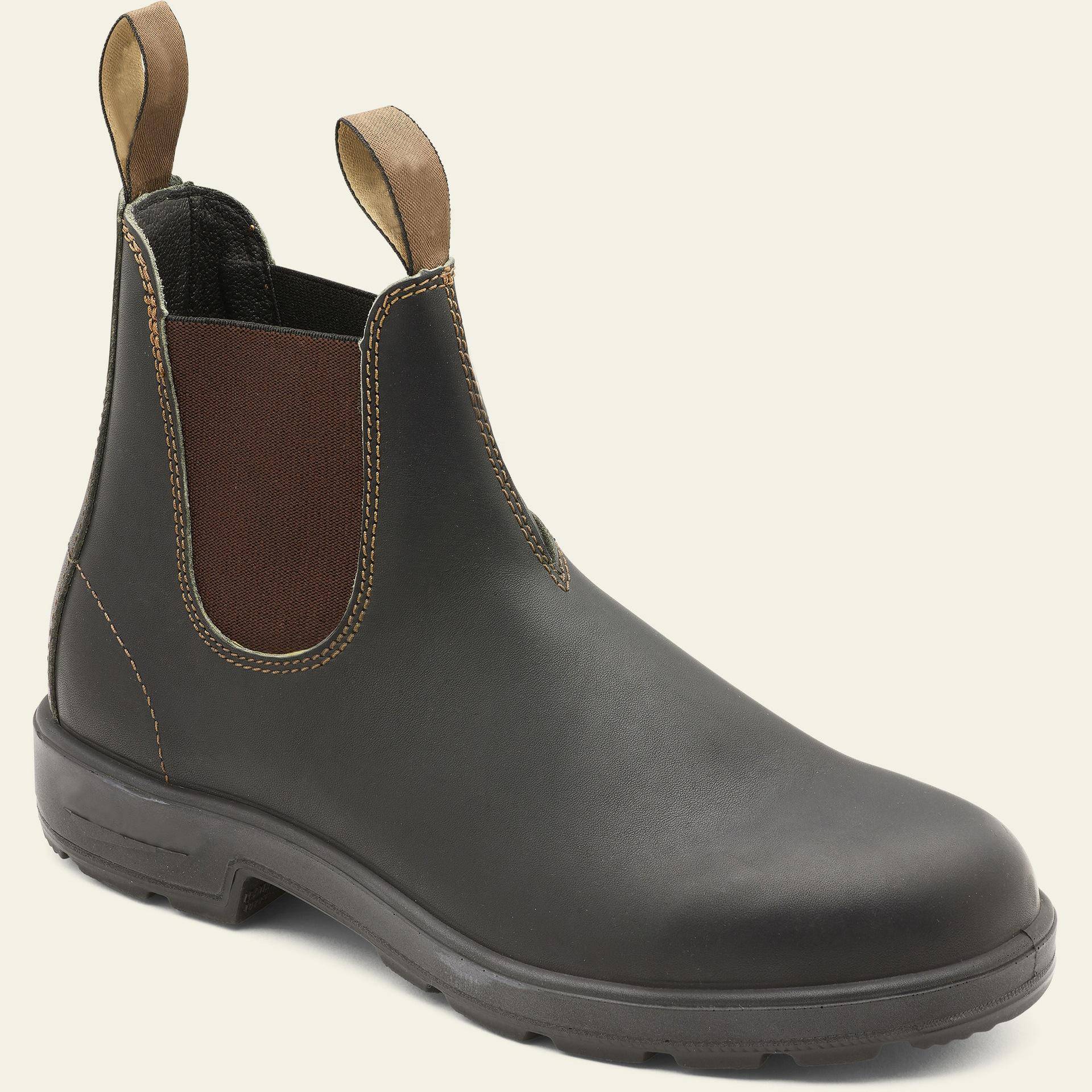 Luxuriöse Retro-Lederschuhe Herren Chelsea Boots Lässig Bequem Unisex Stiefeletten Britischer Stil Herren Arbeitsstiefel Große Größe 35-46 38 von Joom DACH