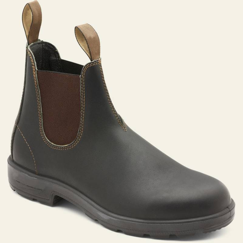 Luxuriöse Retro-Lederschuhe Herren Chelsea Boots Lässig Bequem Unisex Stiefeletten Britischer Stil Herren Arbeitsstiefel Große Größe 35-46 38 von Joom DACH