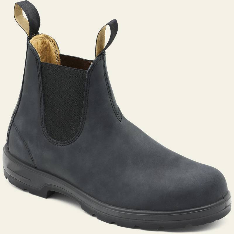 Luxuriöse Retro-Lederschuhe Herren Chelsea Boots Lässig Bequem Unisex Stiefeletten Britischer Stil Herren Arbeitsstiefel Große Größe 35-46 41 von Joom DACH