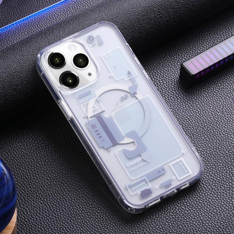 Luxuriöse Spigen-Technologie-Telefonhülle für iPhone 16 15 14 13 12 11 Pro Max Plus Magnetische kabellose Aufladung Hochwertige Abdeckung For iPhone 11 Pro Max weiß von Joom DACH