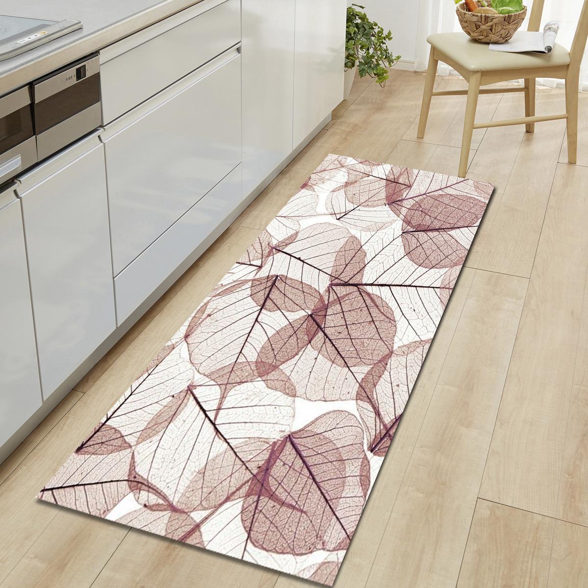 Luxuriöse goldene Marmor-Küchenmatte, weich, verdickt, Küchen-Bodenmatte, wasserdicht, rutschfest, ölbeständig, Bodenmatte, Läufer 60*180cm von Joom DACH