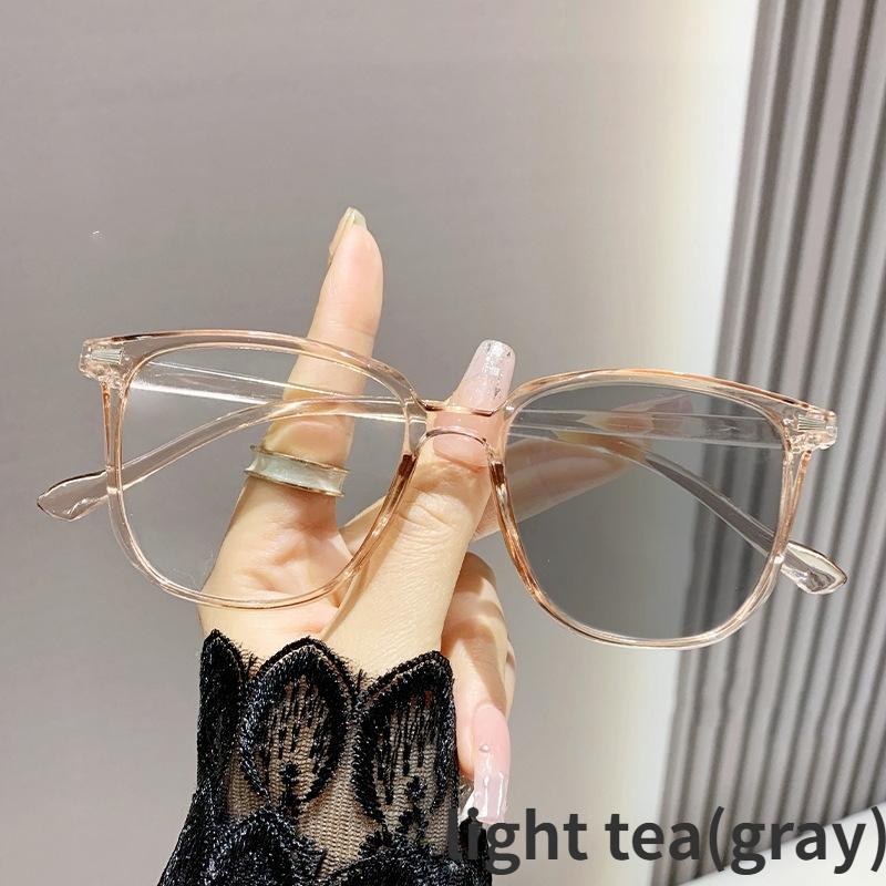 Luxuriöse photochrome Myopiebrille für Damen, Herren, Frauen, Vintage, intelligente Sonnenbrille, modische Kurzsichtigkeitsbrille -1.5 von Joom DACH