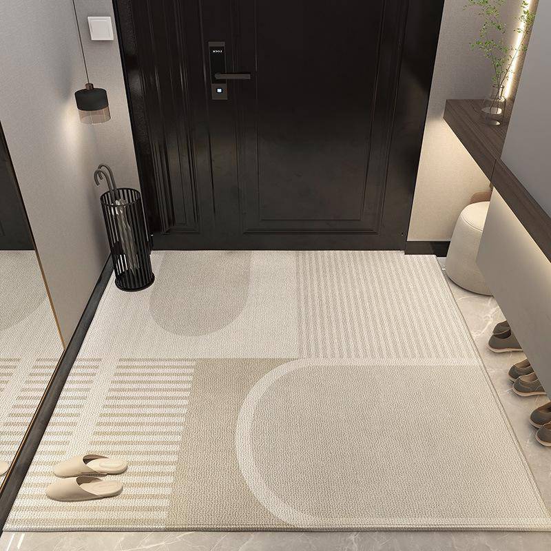 Luxuriöse rutschfeste PVC-Eingangsfußmatte - Abwischbar, waschfrei, zuschneidbare Leder-Fußmatte für Wohnzimmer & Foyer 40*60cm von Joom DACH