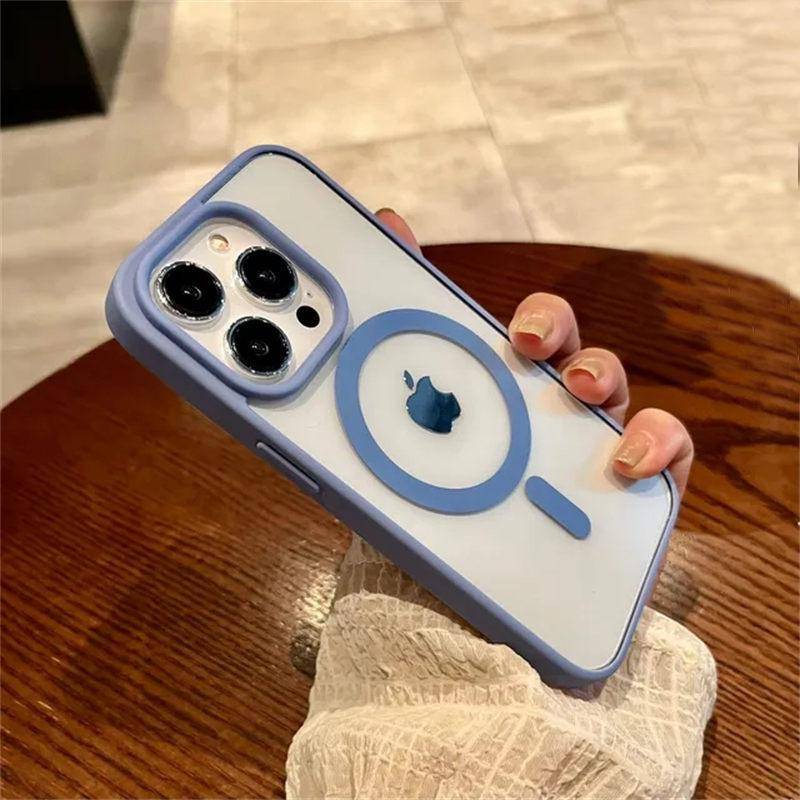 Luxuriöse transparente Magsafe-Hülle für iPhone 16 15 14 13 12 11 Pro X XS XR Max Mini 7 8 Plus SE 2022 Magnetische kabellose Ladeabdeckung iPhone XS blau Luxuriöse transparente Magsafe-Hülle für iPhone 16 15 14 13 12 11 Pro X XS XR Max Mini 7 8 Plus SE 2022 Magnetische kabellose Ladeabdeckung iPhone XS blau von Joom DACH