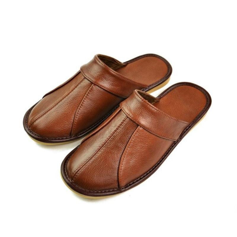 Luxuriöses Rindspaltleder, handgefertigt, Herren-Hausschuhe, Frühlings-Slipper, weich, bequem, schwarz, braun, Schlafzimmer, flache Herrenschuhe 44 kaffeebraun Luxuriöses Rindspaltleder, handgefertigt, Herren-Hausschuhe, Frühlings-Slipper, weich, bequem, schwarz, braun, Schlafzimmer, flache Herrenschuhe 44 kaffeebraun von Joom DACH