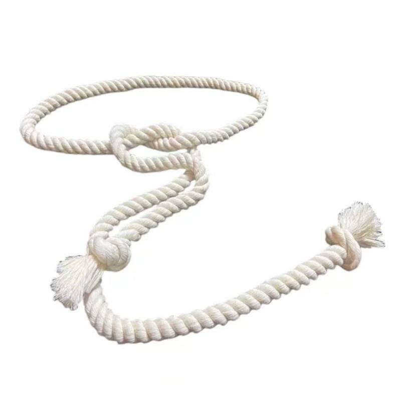 Luxus Design Dickes Seil Gürtel Vintage Taillengürtel Damen Herren Taillengürtel von Joom DACH