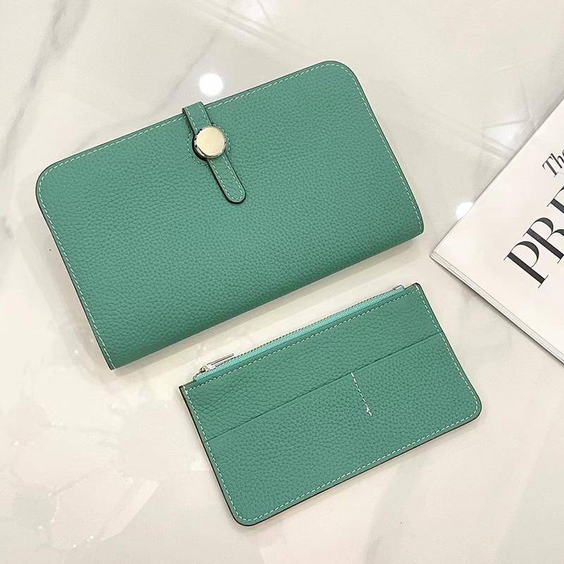 Luxus Echtes Leder Frauen Geldbörsen Lange Rindsleder Geldbörse Hohe Kapazität Gold Silber Haspe Clutch Tasche Marke Design Damen Brieftasche hellgrüne Luxus Echtes Leder Frauen Geldbörsen Lange Rindsleder Geldbörse Hohe Kapazität Gold Silber Haspe Clutch Tasche Marke Design Damen Brieftasche hellgrüne von Joom DACH