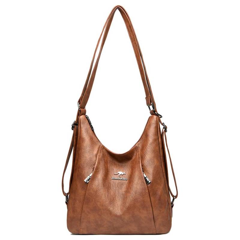 Luxus Handtaschen Frauen Taschen Designer Multifunktions Schulter Taschen für Frauen Reise Rucksack braun von Joom DACH