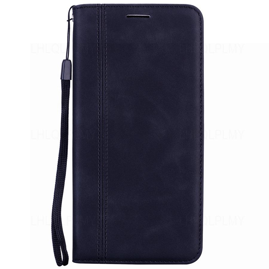 Luxus-Leder-Flip-Wallet-Hülle für Xiaomi Redmi 12 13 14C 13C A3 Note 9 9C 9T 11 10 14 Mi 11T 14T Poco C65 X7 M6 X6 M3 M4 Pro 5G Buch links offen Redmi Note 10S schwarz von Joom DACH