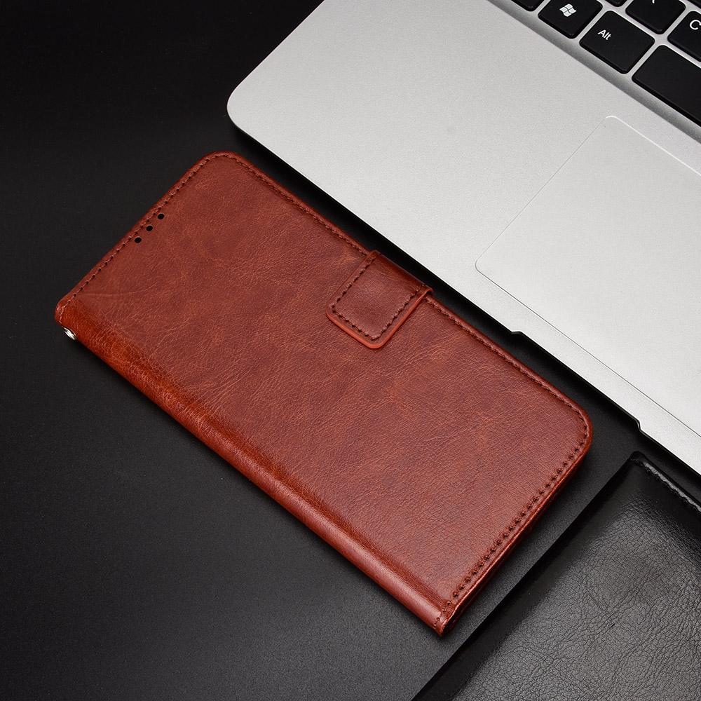 Luxus-Leder-Flip-Wallet-Hülle mit Kartenfächern, Ständer, magnetischer Schnalle, stoßfeste Schutzhülle für Cubot P40/X30/C30/X50/P50/Note 7/Note 20 Cubot Note 21 braun von Joom DACH