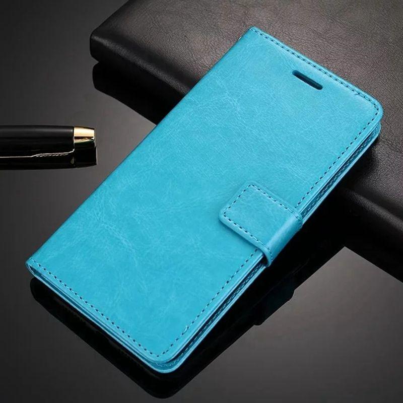 Luxus Leder Flip Wallet Soft Case iPhone 14 XS 11 12 13 Pro MAX X Mini XR 6 7 8 6S Plus 5 5s TPU Cover SE iPhone 5 5s SE(old) blau von Joom DACH