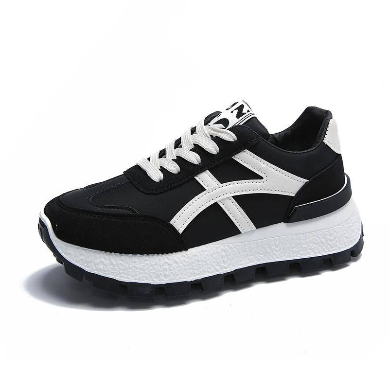 Luxus Plateau Schuhe Neu Freizeit Rutschfest Grün Laufschuhe Modedesigner Schuhe Sport Leder Damen Sneaker Modeschuhe 41 von Joom DACH