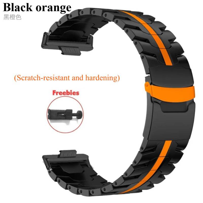 Luxus Titanarmband für Huawei Watch Fit4Pro/Fit4/Fit3 Herren Business Legierungsarmband für HUAWEI WATCH FIT4 FIT3 Armband Correa Huawei Fit 4 Pro von Joom DACH