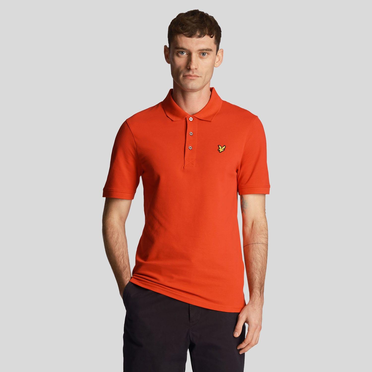Lyle & Scott Herren Einfarbiges Poloshirt M rot Lyle & Scott Herren Einfarbiges Poloshirt M rot von Joom DACH