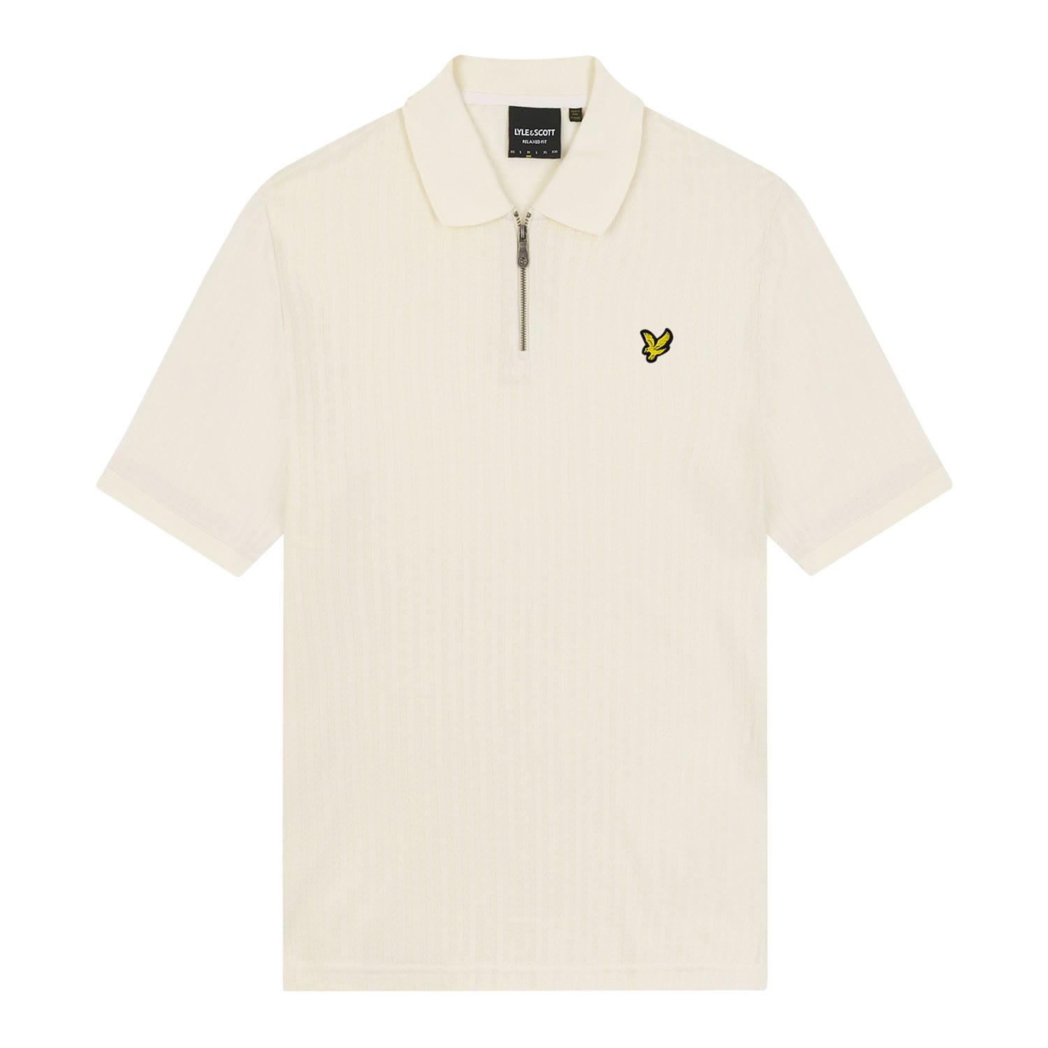 Lyle & Scott Herren Strukturiertes Poloshirt M weiß Lyle & Scott Herren Strukturiertes Poloshirt M weiß von Joom DACH