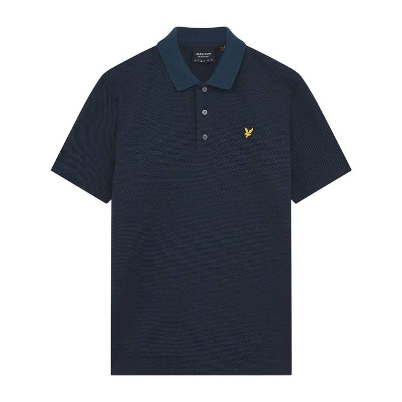 Lyle & Scott Herren Tonal strukturiertes Poloshirt M dunkelblau Lyle & Scott Herren Tonal strukturiertes Poloshirt M dunkelblau von Joom DACH