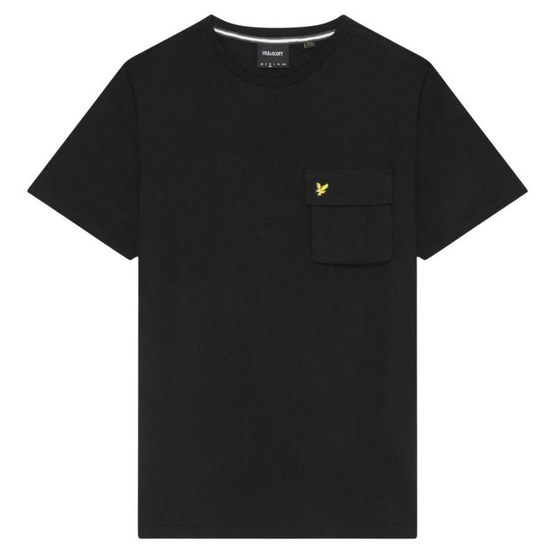 Lyle & Scott Herren Web-Taschen-T-Shirt M schwarz von Joom DACH