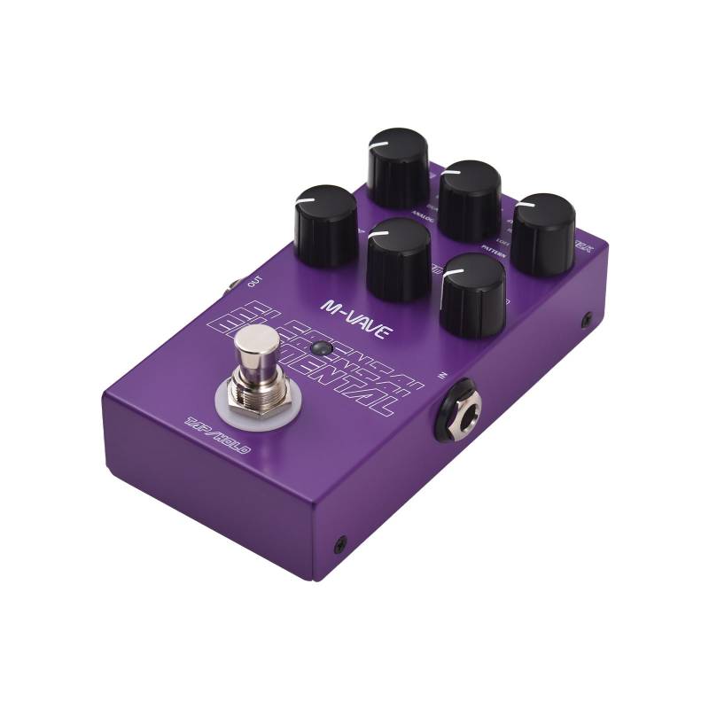 M-VAVE Gitarre ELEMENTAL Delay-Effektpedal ZEIT/9 Verzögerung Effekte Typ/FEEDBACK/MIX/PARAM/MOD Knopf violett von Joom DACH