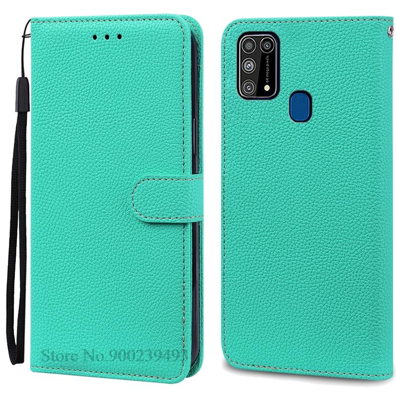 M31 Hülle für Samsung Galaxy M31 Hülle Silikon Leder Flip Wallet Hülle für Samsung M31 Handyhülle M 31 M315F Cover Coque Fundas Samsung M31 (M315F) himmelblaue von Joom DACH
