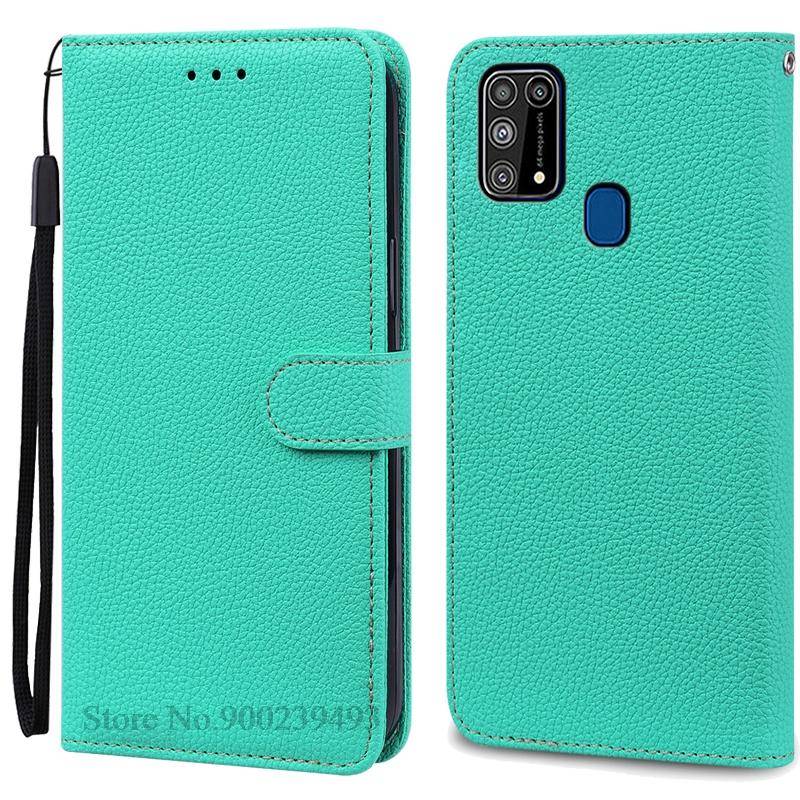 M31 Hülle für Samsung Galaxy M31 Hülle Silikon Leder Flip Wallet Hülle für Samsung M31 Handyhülle M 31 M315F Cover Coque Fundas Samsung M31 (M315F) himmelblaue von Joom DACH