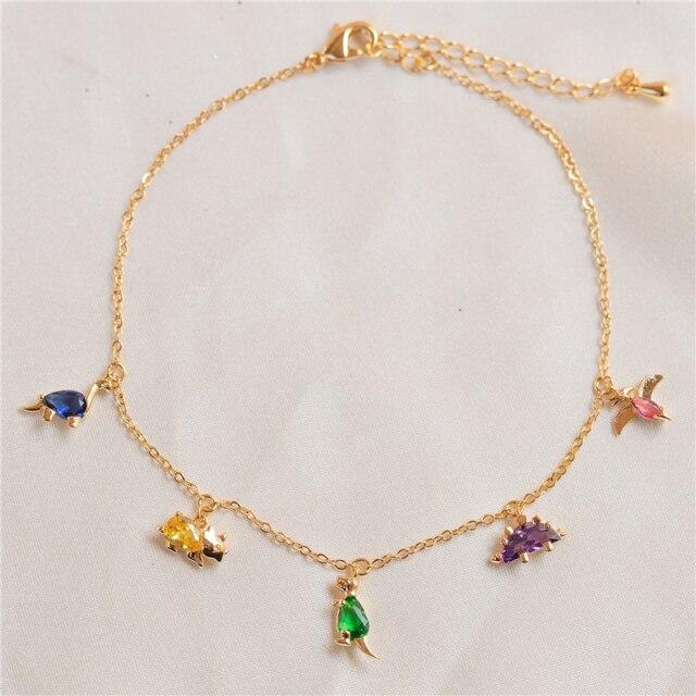 MC 925 Sterling Silber Armband/Fußkettchen/Halskette/Schlüsselbein Kette Ins Retro Frauen Sommer Tier Schmetterling Silber Strand Schmuck von Joom DACH