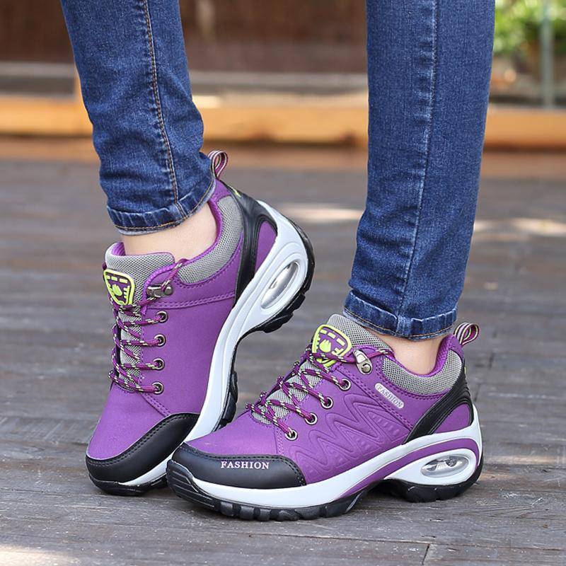 MCTIN Bergwanderschuhe Damen Outdoor Stoßfest Anti-Rutsch-Wanderschuhe Trekking Klettern Turnschuhe 41 violett von Joom DACH