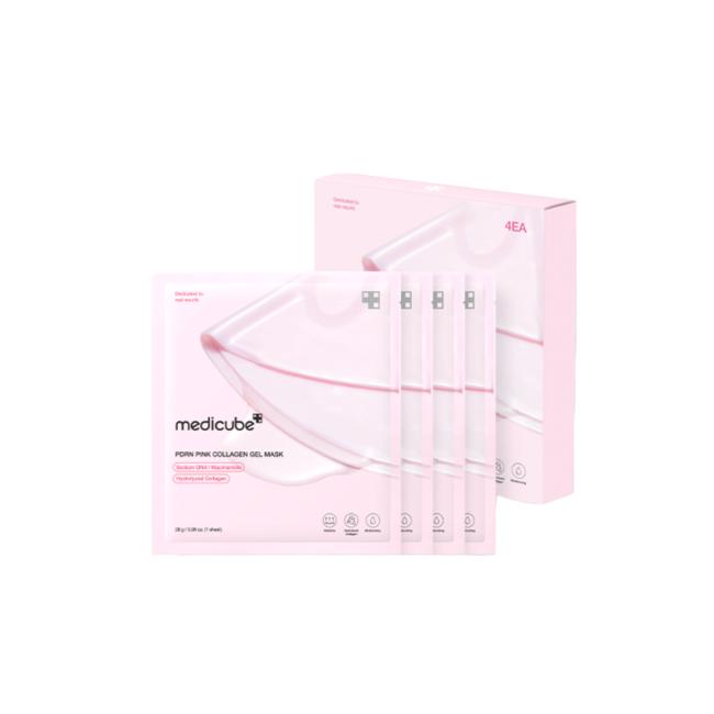 MEDICUBE PDRN Rosa Kollagen-Gelmaske (28 g) (5 Optionen) # 1box (4 sheets) von Joom DACH