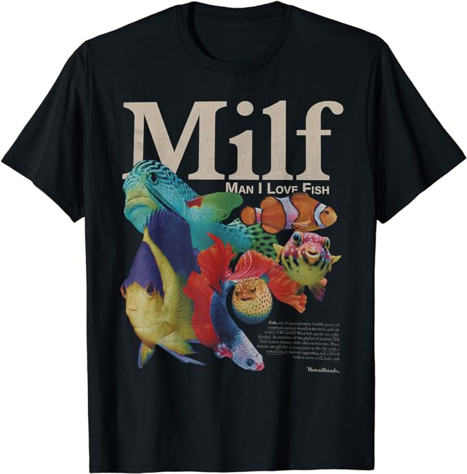 MILF Mann Ich Liebe Fisch T-Shirt Angler Liebhaber Grafik T-Shirt Humor Lustig Herren- und Damenmode Kurzarm Blusen L MILF Mann Ich Liebe Fisch T-Shirt Angler Liebhaber Grafik T-Shirt Humor Lustig Herren- und Damenmode Kurzarm Blusen L von Joom DACH