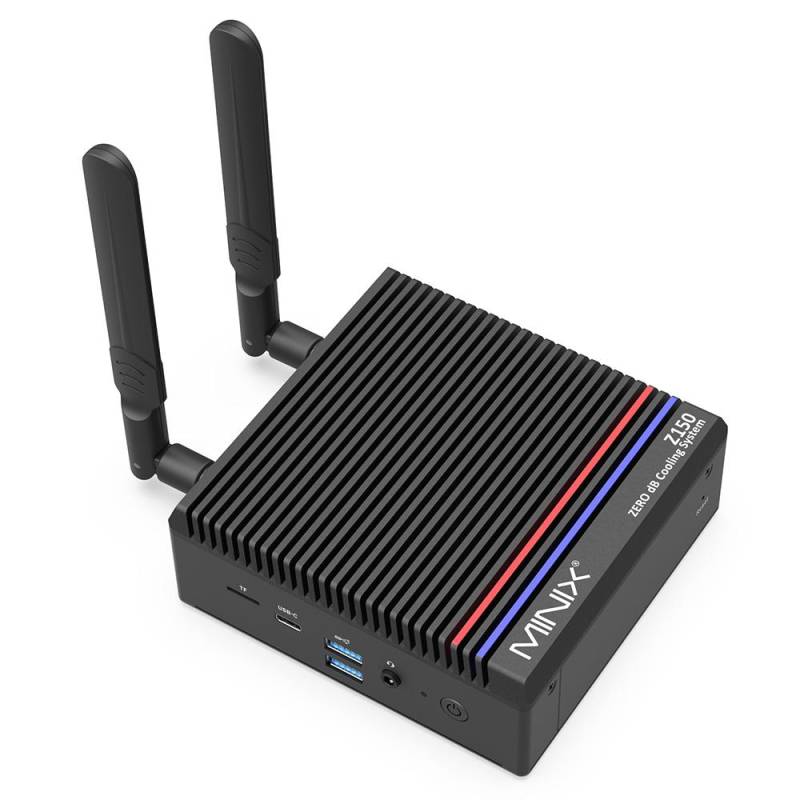 MINIX Z150-0dB Lüfterloser Mini-PC, Intel N150 4 Kerne Max 3,6 GHz, 16 GB RAM 512 GB SSD, 2*HDMI 4K@60Hz Dual-Screen-Display, WiFi 6 Bluetooth 5.2 von Joom DACH