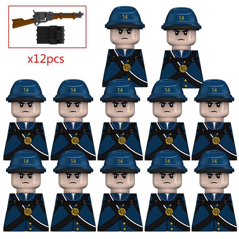 MOC Neue Bürgerkrieg Figur Mini Soldat Pistole Mini Munition Tasche Bausteine Moc Modell Kinder Spielzeug Geschenk Für Jungen Mädchen Juguetes von Joom DACH