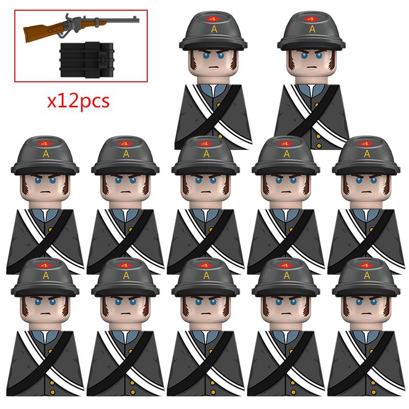 MOC Neue Bürgerkrieg Figur Mini Soldat Pistole Mini Munition Tasche Bausteine Moc Modell Kinder Spielzeug Geschenk Für Jungen Mädchen Juguetes von Joom DACH