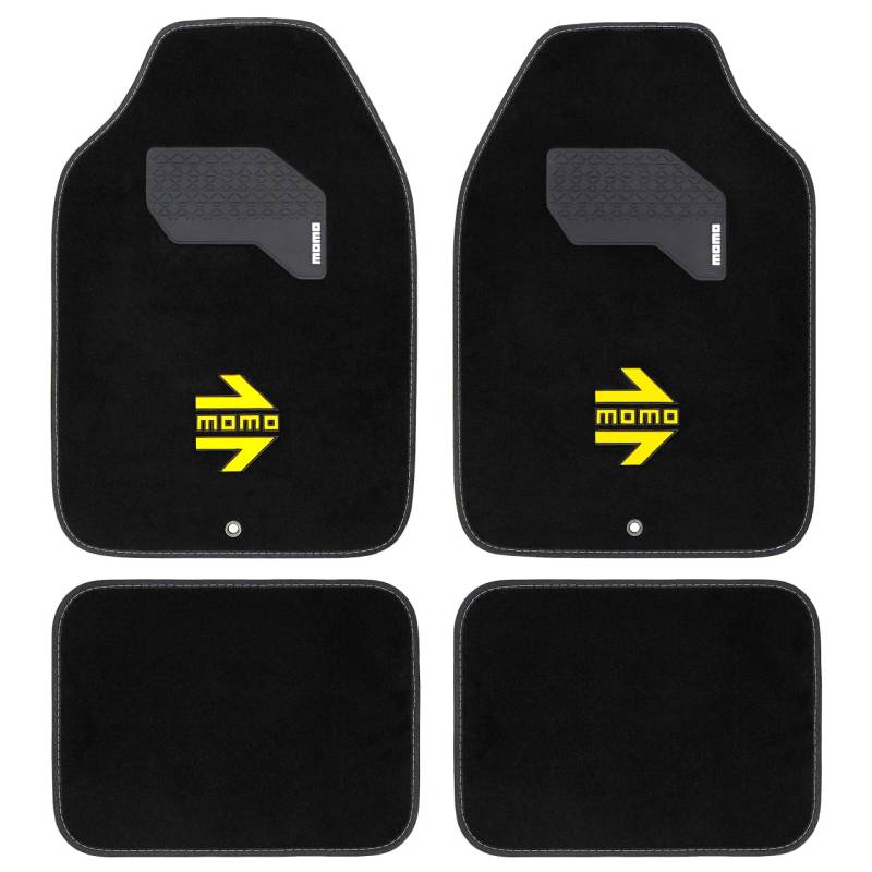MOMO ARROW Fußmatten, Einheitsgröße, 4er-Set, Italien, Mailand von Joom DACH