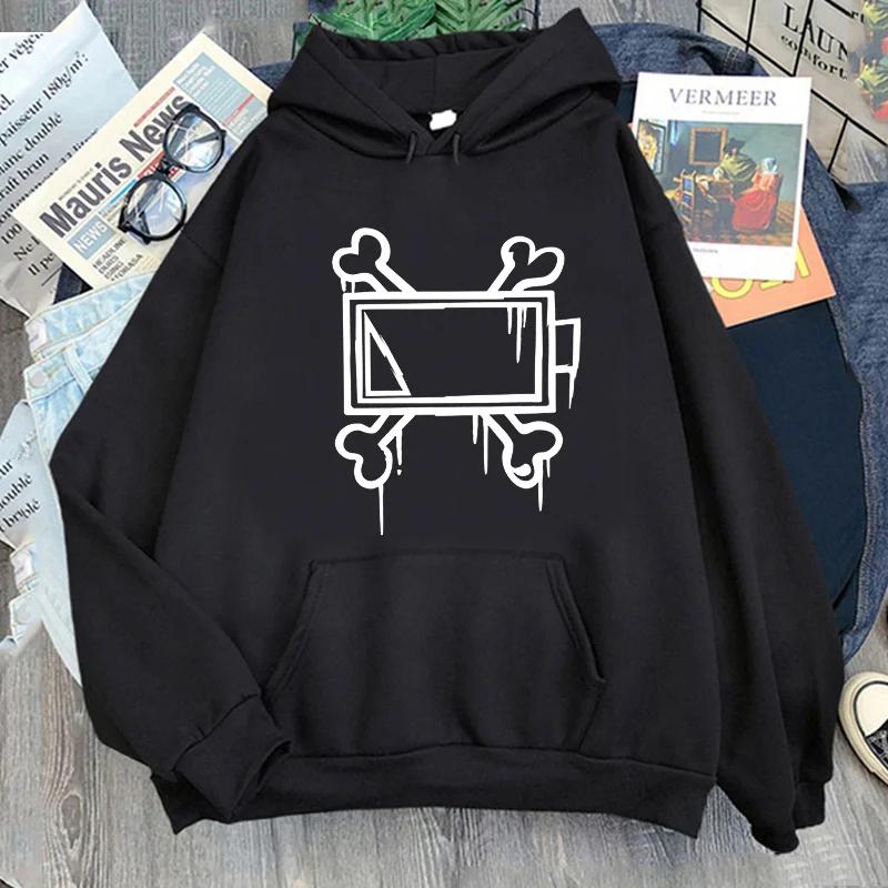 MURDER DRONES Hoodie Harajuku Damen Fleece Hoodie Bedruckt Langarm Casual Frühling Herbst Sweatshirt Straßenkleidung S von Joom DACH