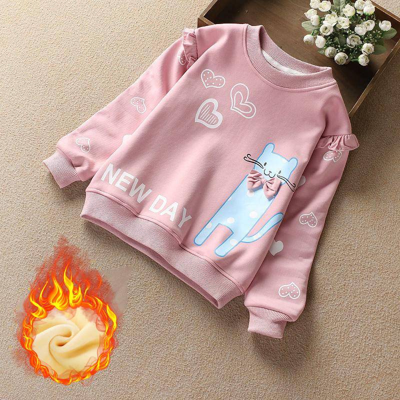 Mädchen Baby Bottoming Shirt Frühling Herbst Langarm T-Shirt für Mädchen Cartoon Teen Kinder Mode Outwear Kleidung Tees Tops 4T von Joom DACH