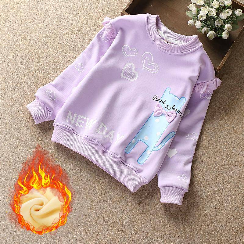 Mädchen Baby Bottoming Shirt Frühling Herbst Langarm T-Shirt für Mädchen Cartoon Teen Kinder Mode Outwear Kleidung Tees Tops 6T von Joom DACH