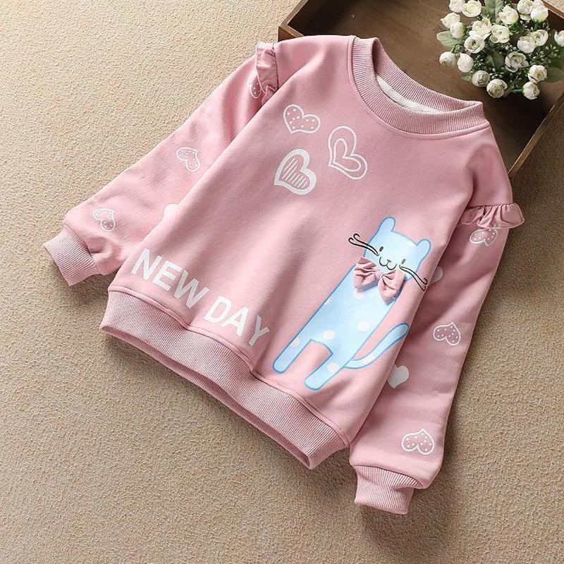 Mädchen Baby Bottoming Shirt Frühling Herbst Langarm T-Shirt für Mädchen Cartoon Teen Kinder Mode Outwear Kleidung Tees Tops 6T von Joom DACH