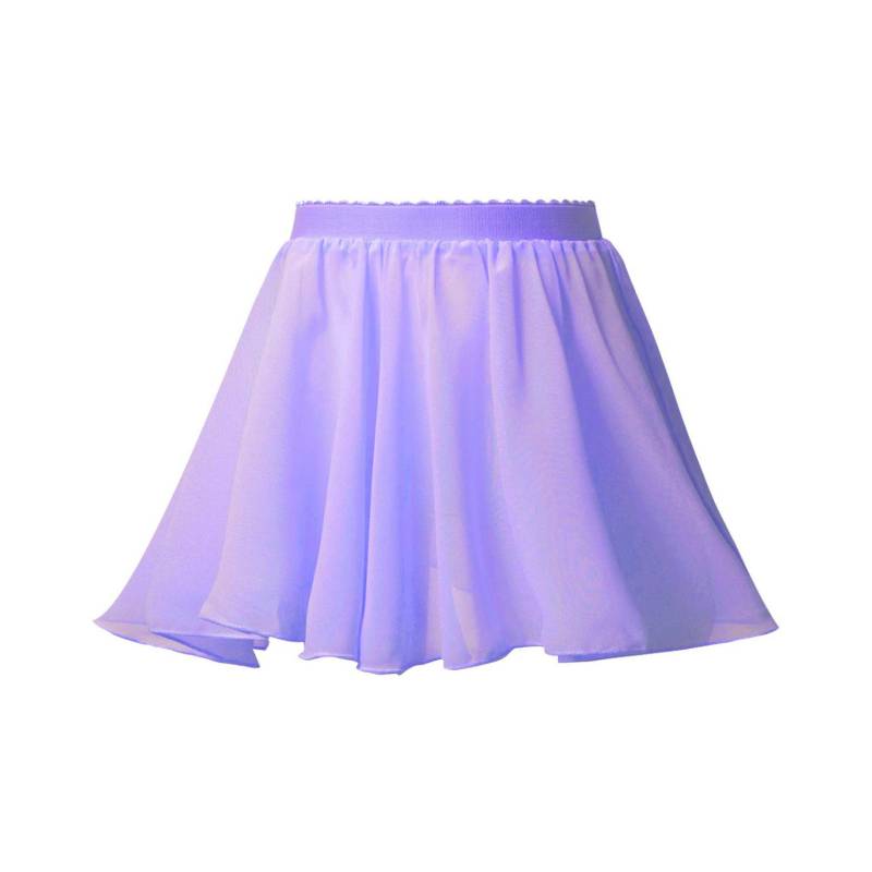 Mädchen Ballett Tanzkleid Ballett Bund Trikot Chiffon Schleier Röcke Kinder Wickelrock für Kleinkinder Kinder Übungstrikot Kleid 3-4 Years licht lila von Joom DACH