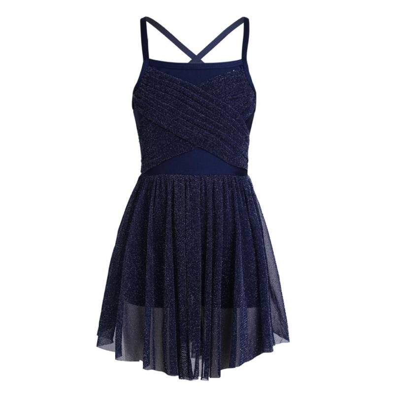 Mädchen Ballettkleid Ballettkleid Ballettanzug ... 14-16 Years navy blau von Joom DACH