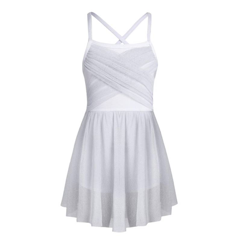 Mädchen Ballettkleid Ballettkleid Ballettanzug ... 14-16 Years weiß von Joom DACH