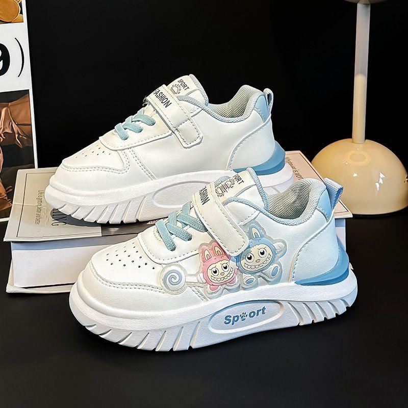 Mädchen Board Schuhe, Frühling Weiße Sneaker, Kinder Niedliche Sportschuhe, Jungen Rutschfeste Freizeitschuhe 30 blau von Joom DACH