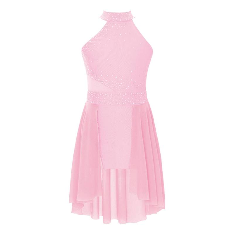 Mädchen Glitzernde Strasssteine Turnanzug Kleid Asymmetrischer Saum Ärmellos Lyrischer Tanz Aufführungskostüm 5-6 Years rosa Mädchen Glitzernde Strasssteine Turnanzug Kleid Asymmetrischer Saum Ärmellos Lyrischer Tanz Aufführungskostüm 5-6 Years rosa von Joom DACH