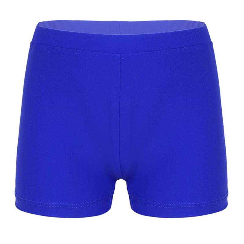 Mädchen-Gymnastik-Shorts, einfarbig, Tanz-Tumbling-Athletik-Shorts 7-8 Years königsblau von Joom DACH