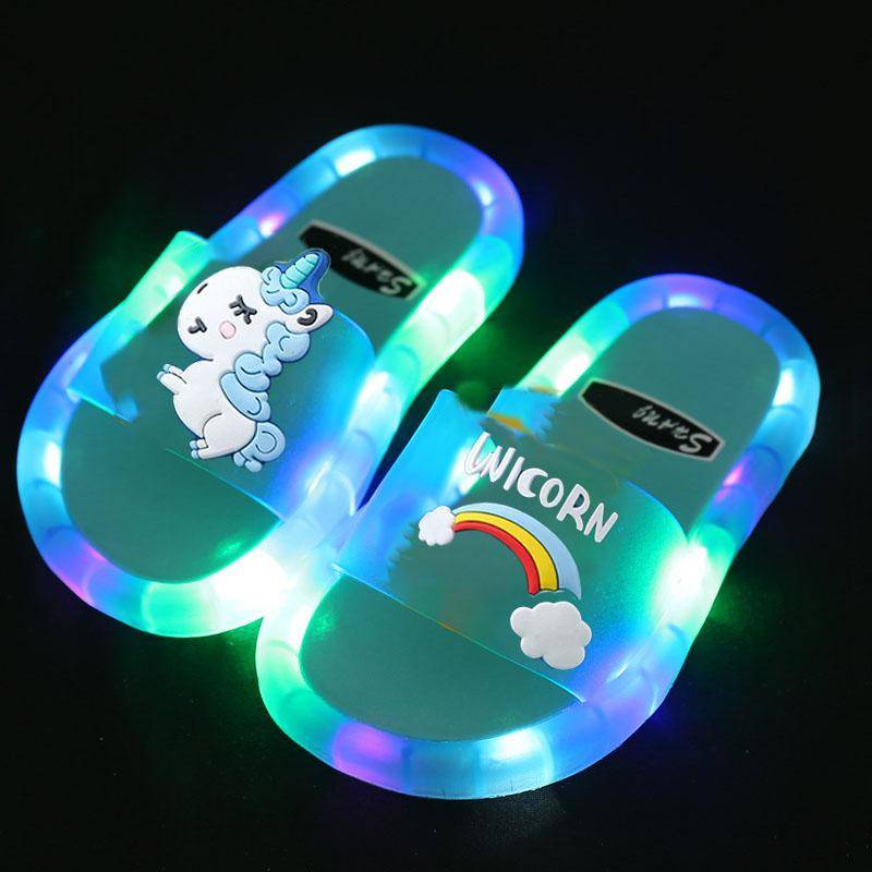 Mädchen Hausschuhe Kinder Einhorn LED Kinder Hausschuhe Baby Sandalen Kinder Schuhe für Mädchen Jungen Leuchtende Schuhe Kleinkind 24/25# Mädchen Hausschuhe Kinder Einhorn LED Kinder Hausschuhe Baby Sandalen Kinder Schuhe für Mädchen Jungen Leuchtende Schuhe Kleinkind 24/25# von Joom DACH